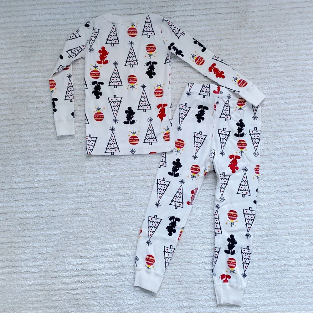 NWT Hanna Andersson Mickey Folk Tree long johns
